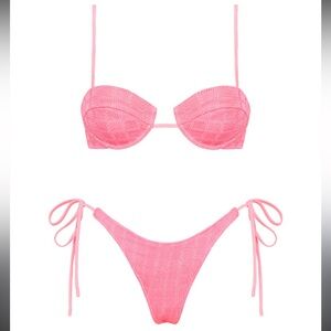 Triangl Pink Bikini Set